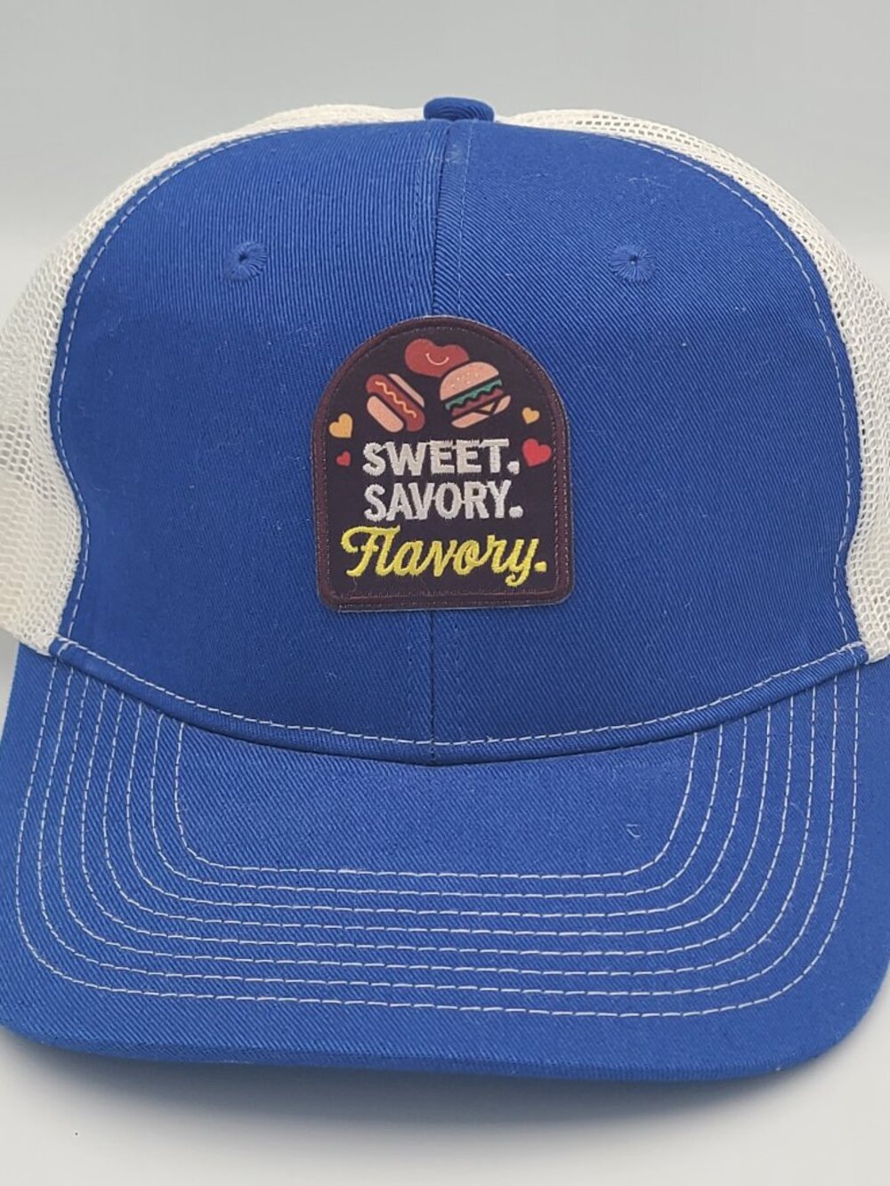 Bush's Baked Beans Trucket Hat Mesh Back Metal Pin Snapback Sweet Savory Flavory